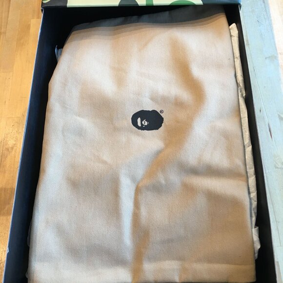 A Bathing Ape Shark Sta #1 "Black/White" 0ZXSHM191323M Sz 9.5 NEW - Picture 7 of 9